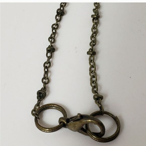 ARTISAN Boho Glass Bottle & Charm Romantic Necklace - Picture 5 of 8